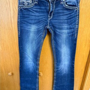 Woman’s Rock Revival Blue Boot Cut Jeans